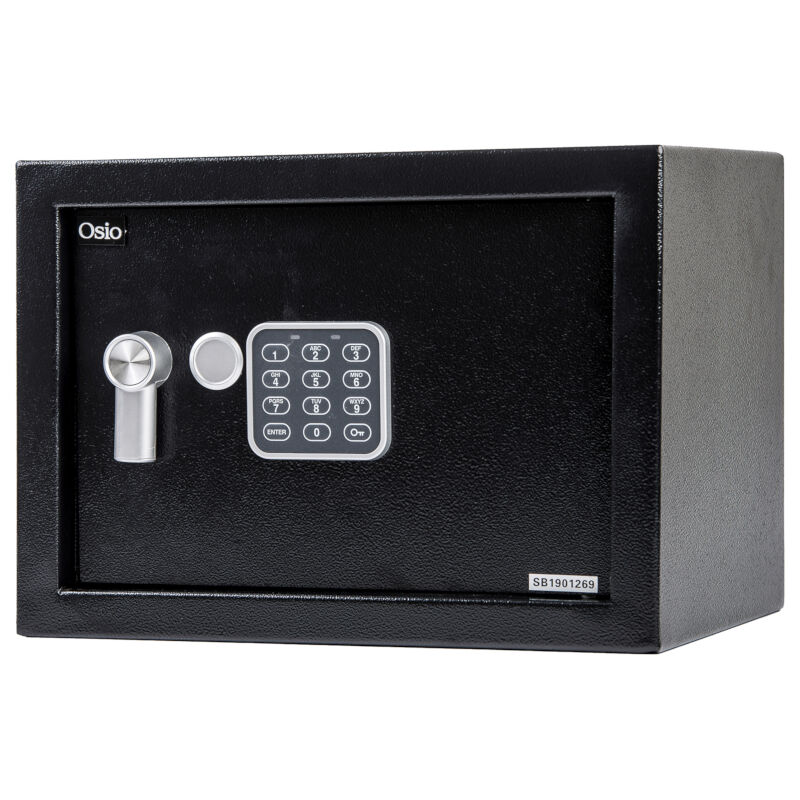Osio OSB-2535BL Χρηματοκιβώτιο με Ηλεκτρονική Κλειδαριά Μαύρο 35x25x25 cm Osio OSB-2535BL Χρηματοκιβώτιο με Ηλεκτρονική Κλειδαριά Μαύρο 35x25x25 cm